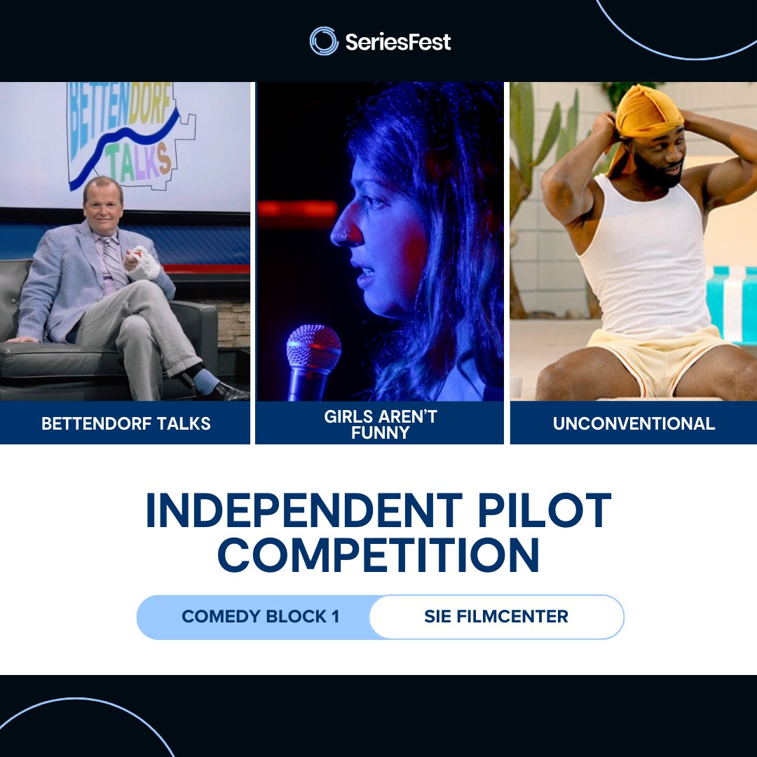 Take a look at our official selections for the Independent Pilot Competition (Drama & Comedy)! 🍿 Stay tuned for our Digital Short Series, Unscripted Series, and Late Night programming 🌟