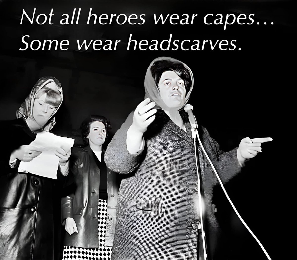 Heroes are ordinary people who find the strength to persevere and endure in spite of overwhelming obstacles. #HeadscarfRevolutionaries @traceyuk40