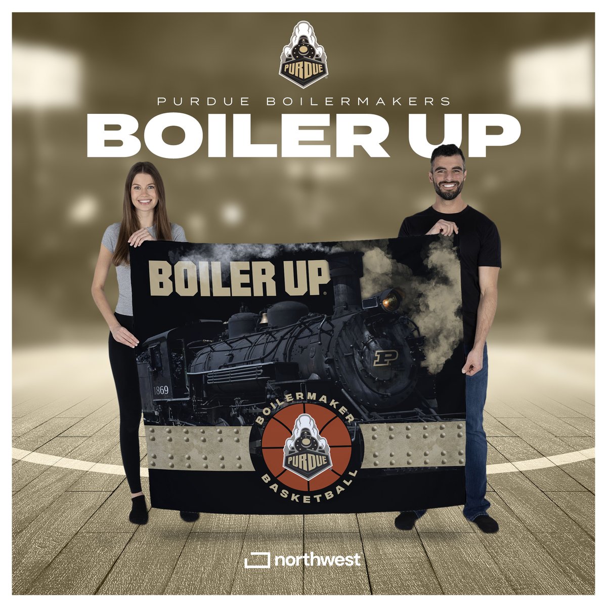 Boiler Up!!! 🚂 Embrace the madness and snag a @BoilerBall wall hanging: bit.ly/3J3YOaG #MarchMadness | #BoilerUp | #Northwest