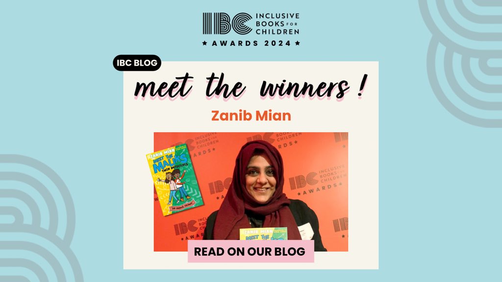And our next blog is ✨up✨ Meet our Children’s Book Category Award Winner @zanibmian 🥳 Find out what writing means to her, where she finds her ideas and her love of driving cars 🚗 inclusivebooksforchildren.org/blog/meet-the-…