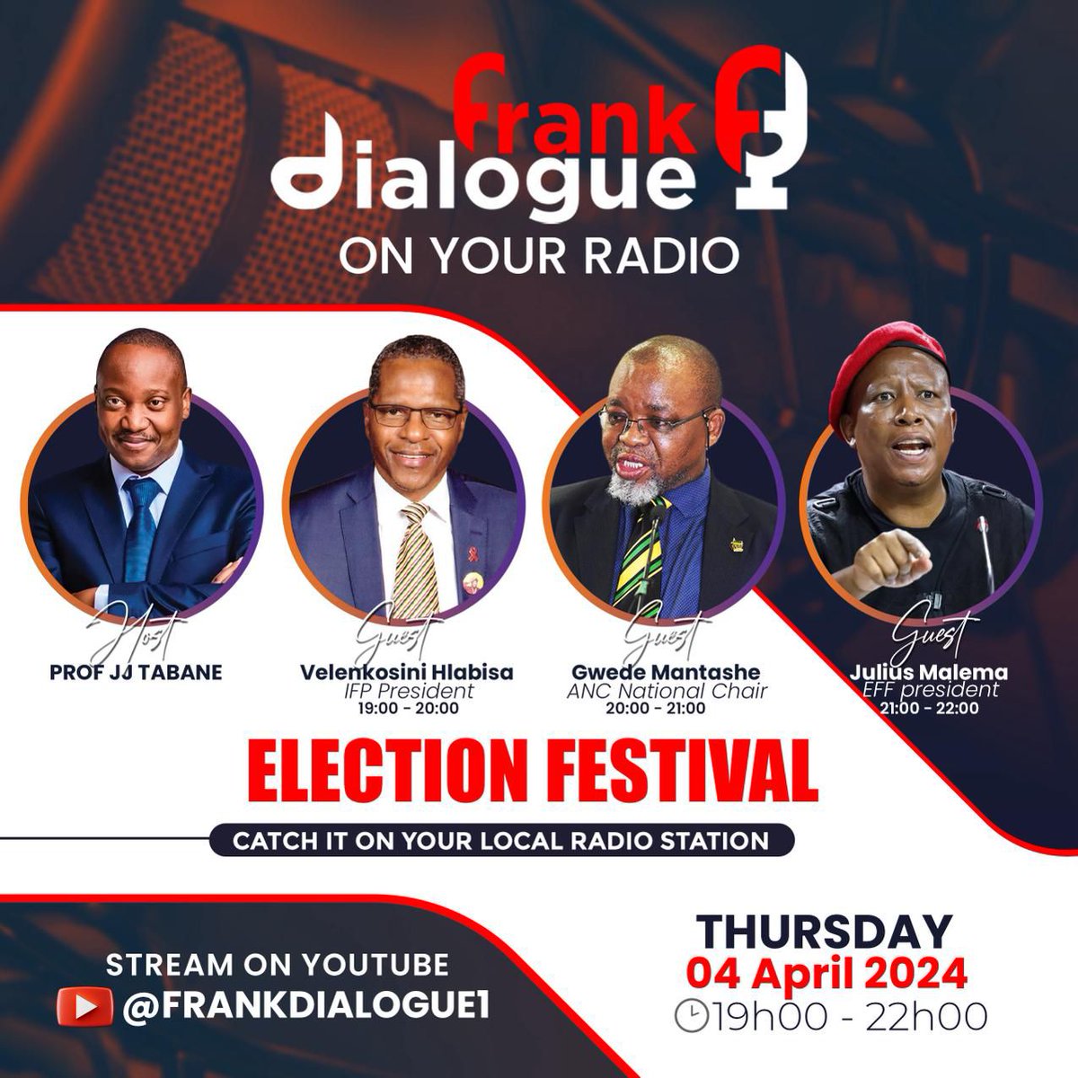 #MalemaOnFrankdialogue interview not to be missed @Julius_S_Malema. @Frank1Dialogue @EFFSouthAfrica youtube.com/live/ImdhKSpGW…