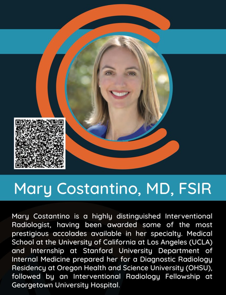 We are looking forward to having @drcostantino1, #IRad and Owner of Advanced Vascular Centers, as part of @MountSinaiIR Visiting Professor Series on 4/15/24! @MountSinaiDMIR @SIRspecialists @SIRRFS @womenirads