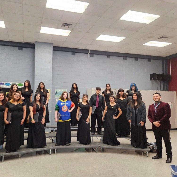 Late Post: Choir enjoyed our time at UIL and tried our best. Here are a few photos from our time. Santos Cantu Choir Director