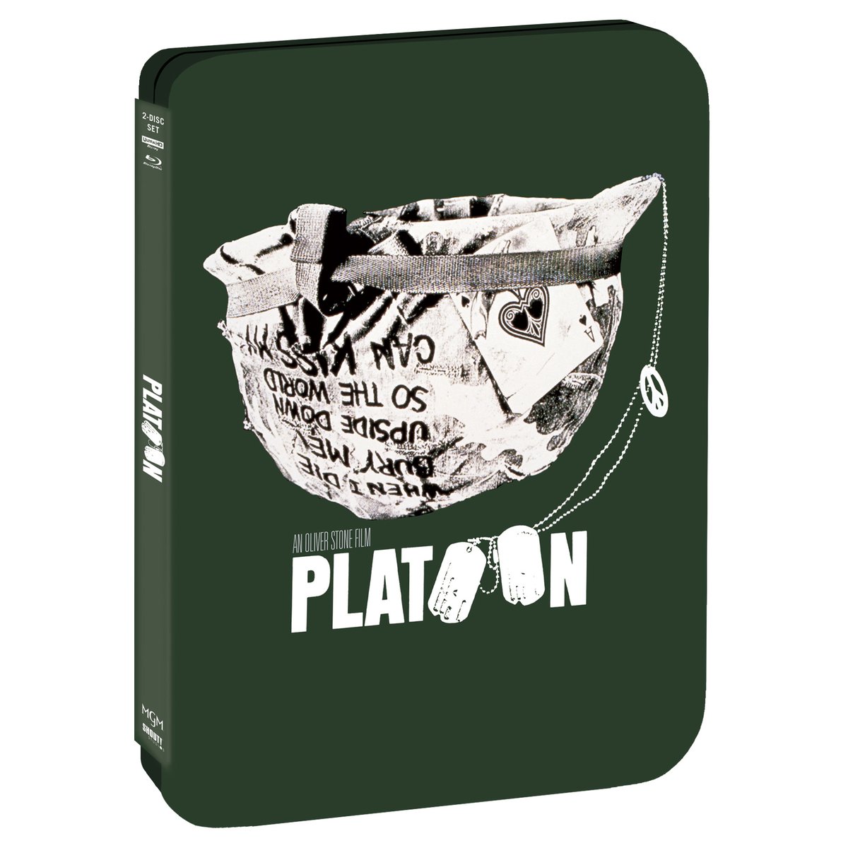 PLATOON tells the tale of PFC Chris Taylor (Charlie Sheen), a young Army recruit sent to Vietnam, who witnesses the atrocities of war – some of which are carried out by his fellow soldiers. Pre-order the 4K SteelBook: shoutfactory.com/products/plato…