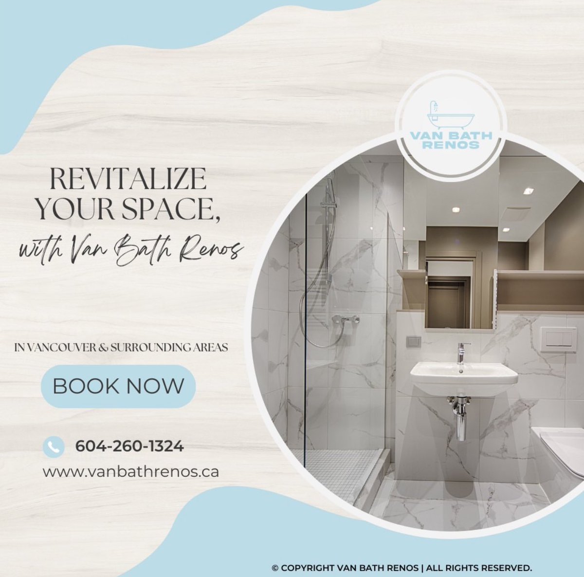 Transforming bathrooms, transforming lives! ✨ 

Discover the magic of Van Bath Renos and elevate your space today. 

#VanBathRenos #BathroomTransformation #HomeRenovation #InteriorDesign #DreamBathroom #HomeImprovement #VancouverHomes