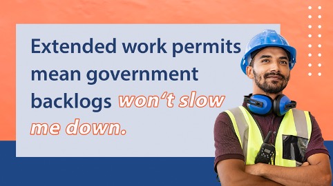 Great news! @DHSgov issued a new regulation that will keep immigrants in the workforce. Now, 800,000 immigrants can rest assured they won't lose their work authorization because of USCIS backlogs!