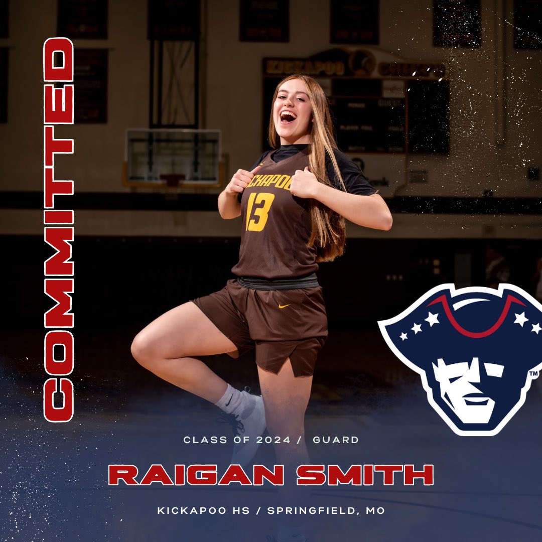 COMMITTED‼️ Join us in welcoming Raigan Smith to the Lady Patriots family! 🏀❤️💙 #PatriotsWBB #PatriotFam