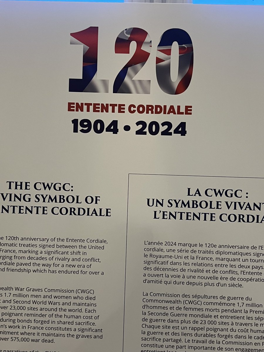 in Paris,as a guest to celebrate the 120 th anniversary of the Entente .Cordiale at the #BritishAmbassy .I have not yet seen the menu .but I guess that the menu will have the spirit of the #ententecordiale -may it last -for ever