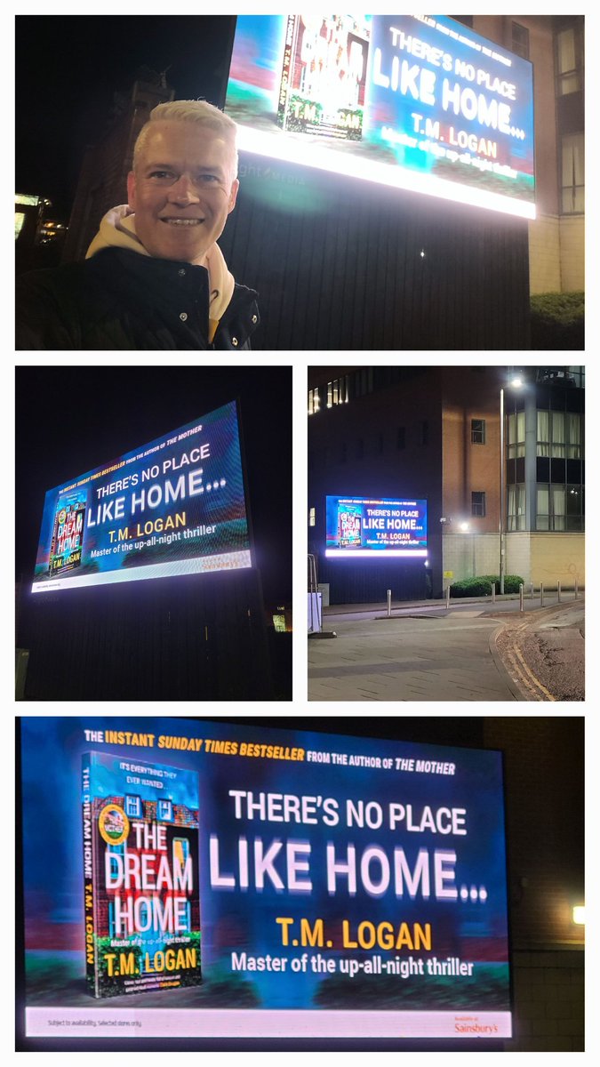 My first digital billboard! LOVE this, it's so eye-catching and colourful - many thanks to @ZaffreBooks 🙏No doubt lots of drivers on Lower Parliament St in Nottingham were slightly bemused at me standing by the roadside with my phone!🤣 Have you visited The Dream Home yet?