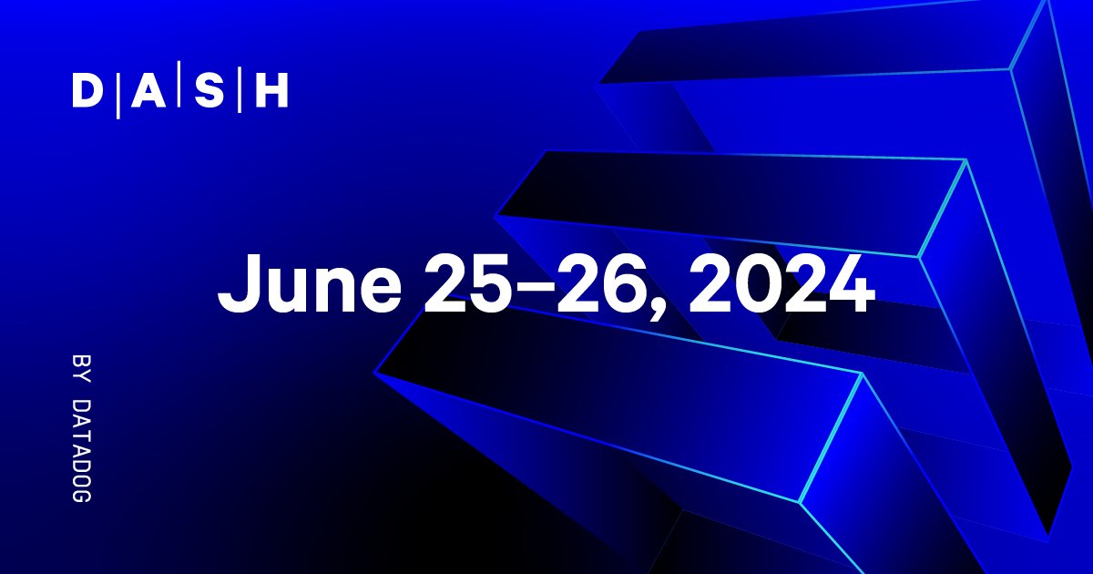 DASH is right around the corner and we are offering sponsorship opportunities to our Datadog Partner Network. Join thousands of in-person attendees in New York City at DASH 2024 ➡️ bit.ly/43TjDPi #DASH2024 #Datadog #DPNPartner