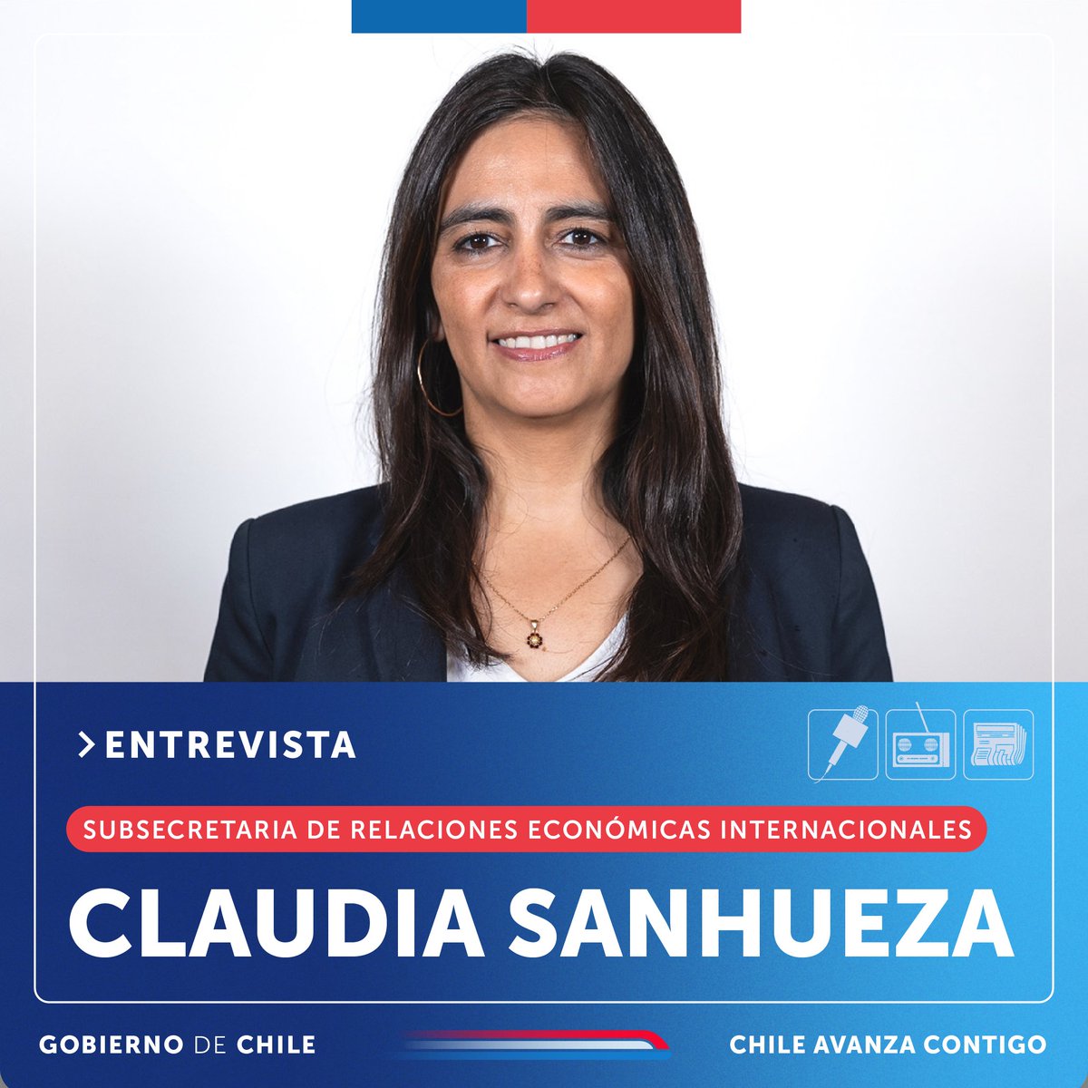 La subsecretaria de @subrei_chile, @clausanhueza, conversará con Radio El Conquistador a las 10:30 h.