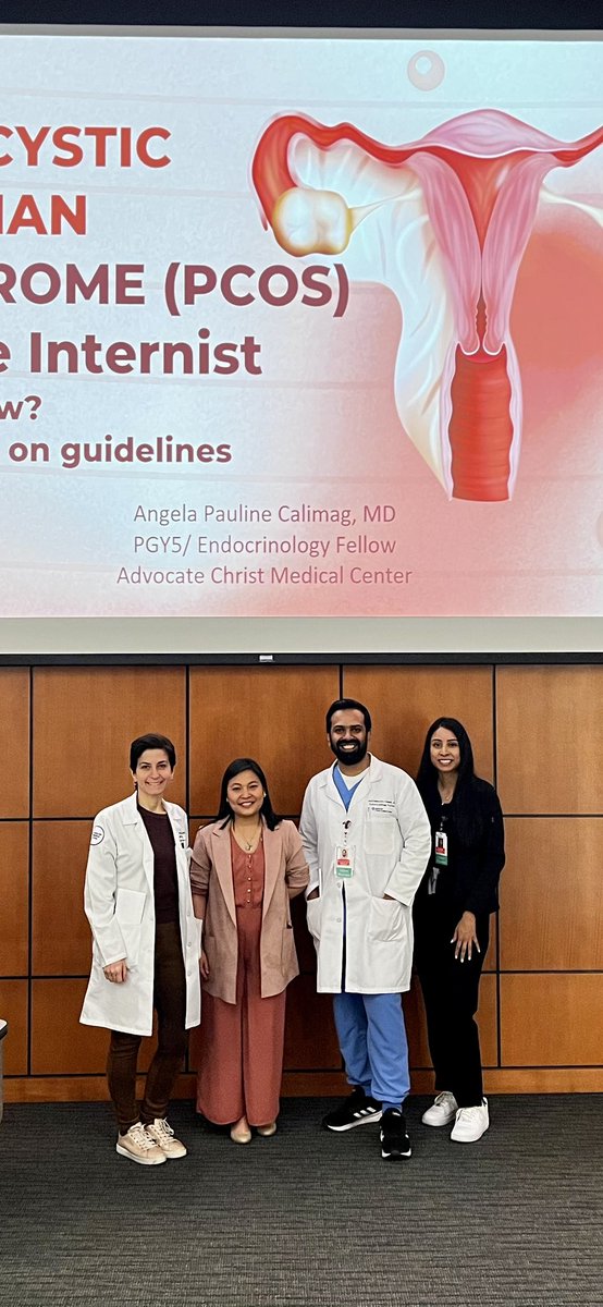 ACMCEndocrinol1's tweet photo. 🎉 A big round of applause for Dr. Calimag! 🎉 Her insightful presentation on PCOS was nothing short of exemplary. She is dedicated to enhancing our understanding of women's health issues. #PCOSAwareness #HealthcareHeroes 👩‍⚕️🏥👏 https://t.co/QlWIRPoJ19