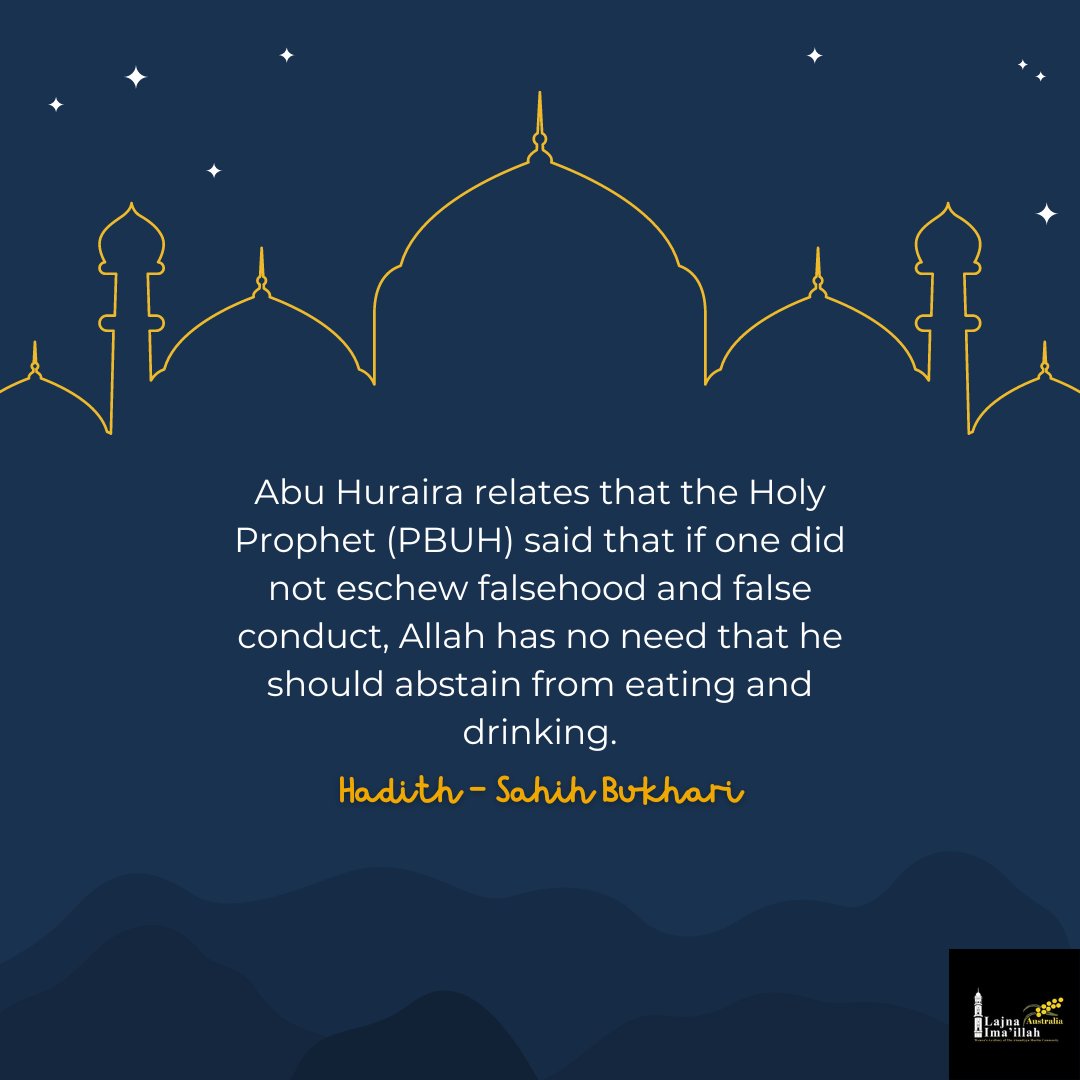 In the Arabic language, falsehood includes wrong deeds, illegal means, bribery, and adulteration... Ramadan is more than just abstaining from food and water. #Ramadan2024