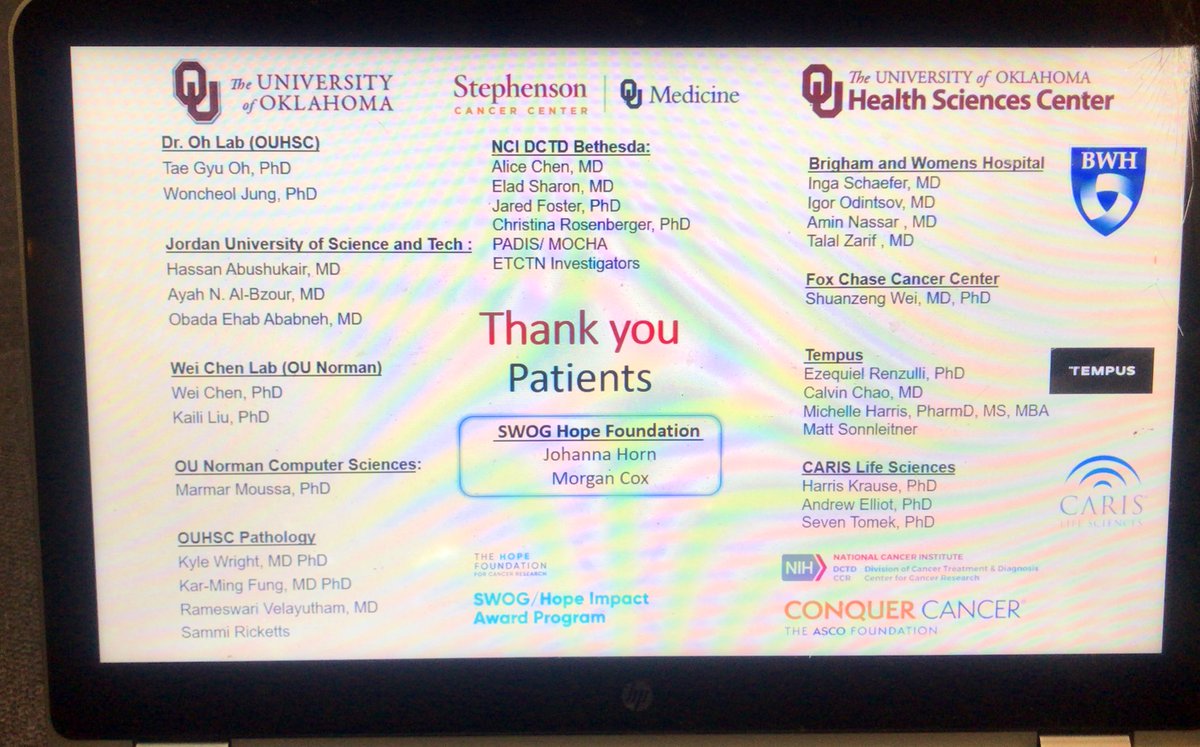 An epic session and amazing work on the immune landscape of alveolar soft part sarcoma and potential implication in rare tumors with fusion proteins by the one and only Dr. @thenasheffect! So grateful to be part of this amazing team! @HMAbushukair @ObadaEAbabneh @SupportingSWOG