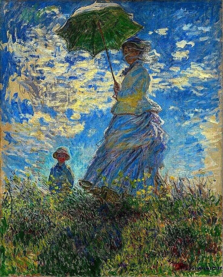 Paseo con sombrilla de Claude Monet.