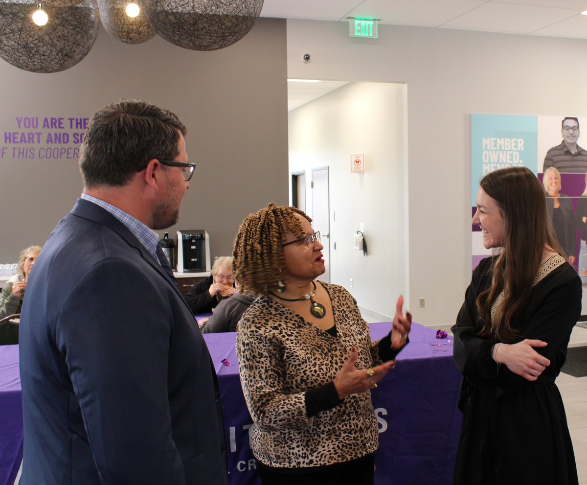 Today we celebrated the Grand Re-Opening of our Rochester lobby! It was wonderful to see so many familiar faces at the newly re-modeled branch. Thank you to everyone who came out to celebrate. 🎉💜