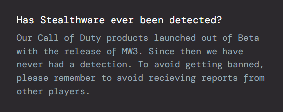 Right now is the best time to play @CallofDuty ... ALL of the BIGGEST CHEAT PROVIDERS are currently DOWN BAD!!! Engine Owning - Detected (what's new) Artificial Aiming - Detected (twice in 2 months) ACDiamond -Detected (and their 100's of resellers) Stealthware - Detected (never