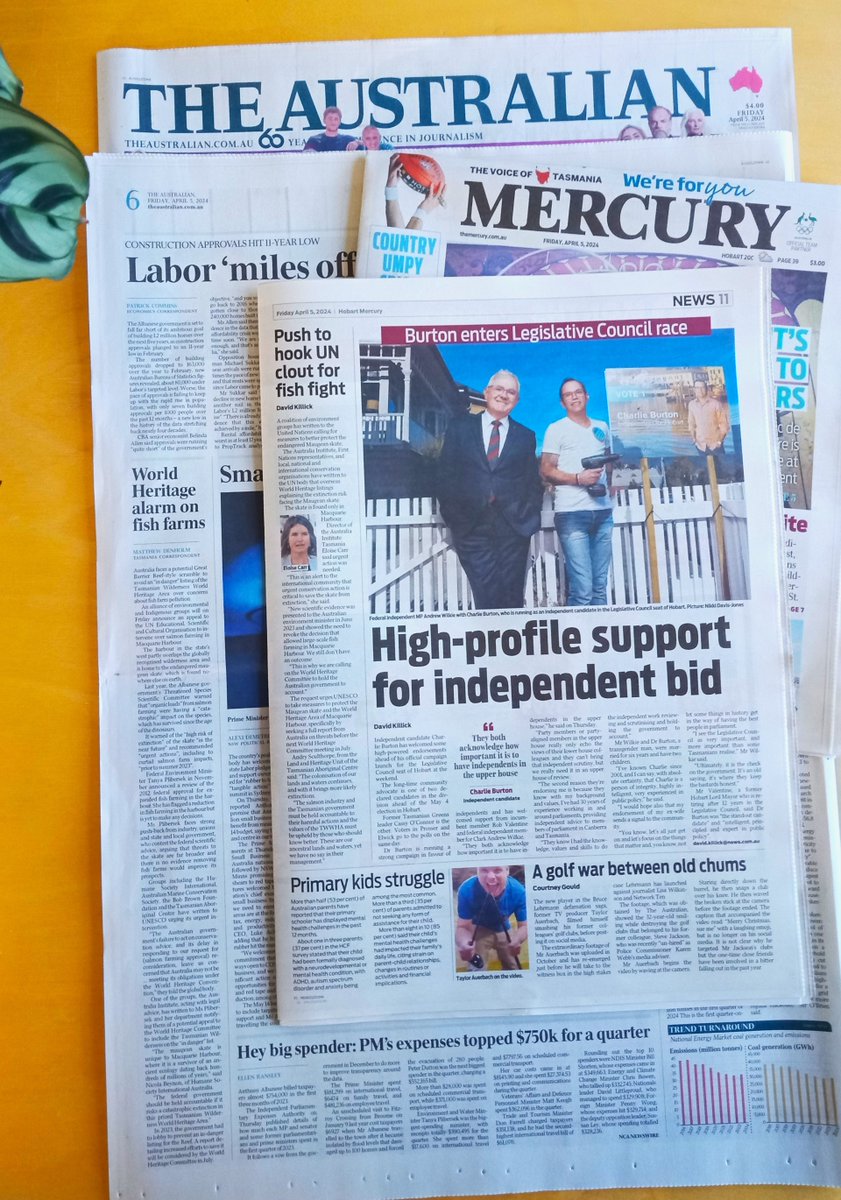 Have you heard??

The Australia Institute, First Nations representatives and environmental orgs have written to <a href="/UNESCO/">UNESCO 🏛️ #Education #Sciences #Culture 🇺🇳</a> calling for better protections of the Maugean skate and #Tasmanian Wilderness World Heritage Area.