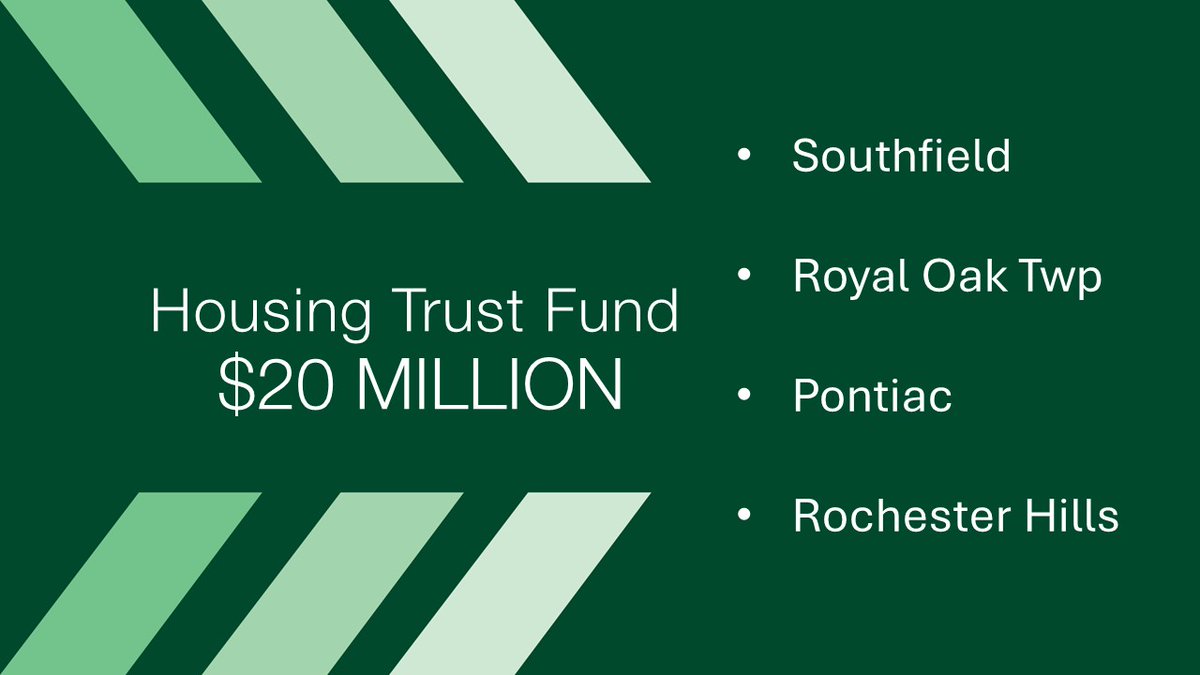 Another example: Working with the Board of Commissioners, #OaklandCounty established a $20M #OaklandTogether Housing Trust Fund, which works with developers to provide more #AffordableHousing options through incentives and gap financing. #OCSOTC24