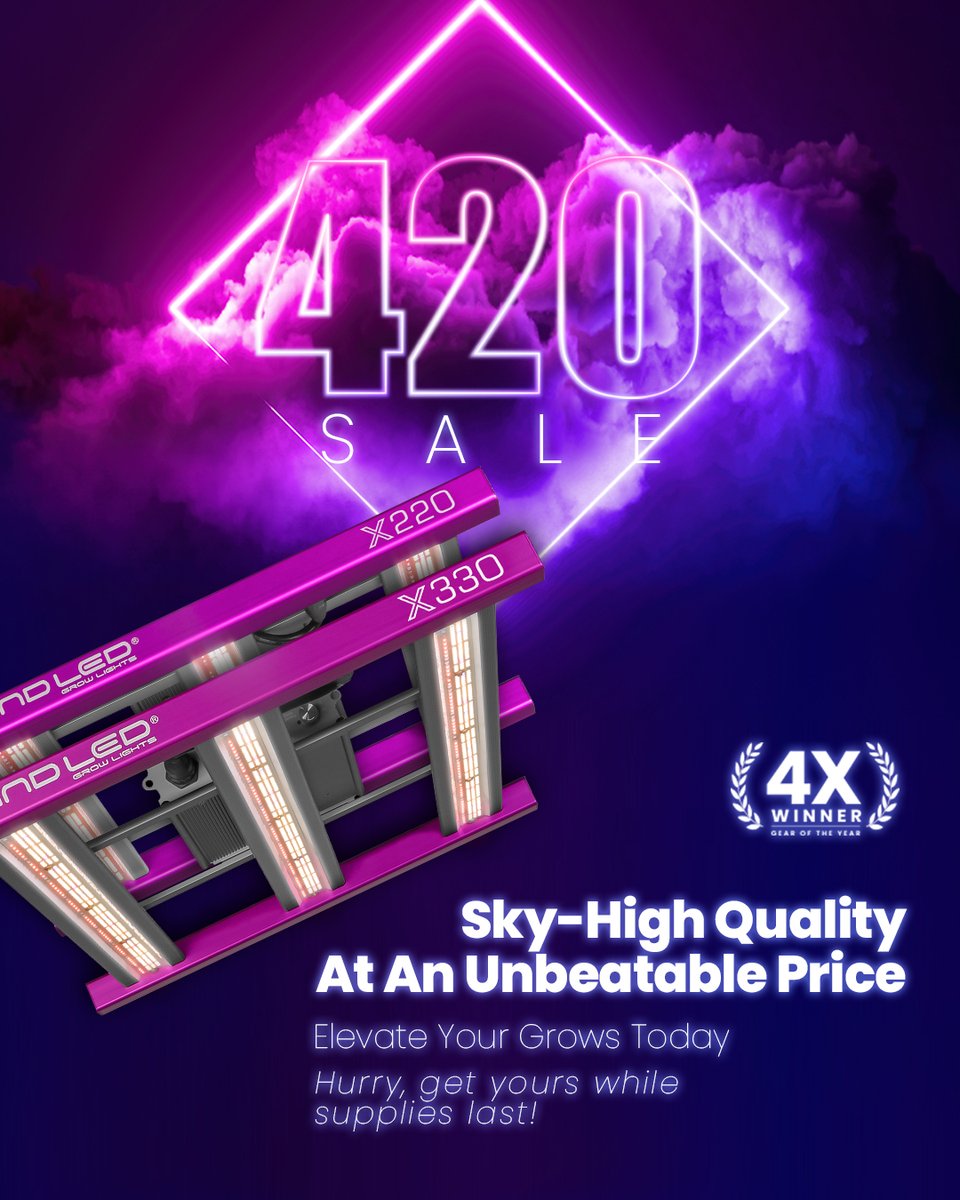 🌟 Our 4/20 Sale Starts Now! 🌟 Unlock exclusive savings on our top-of-the-line X220 and X330 grow lights. Elevate your grow space with unparalleled performance and efficiency. Shop now and let your garden shine! 🛒 Shop4/20 Sale: bit.ly/KINDLED