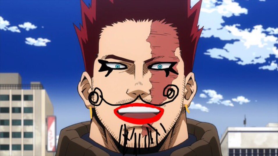 “Remember when I doodled all over the posters of my father?

Ah good times”