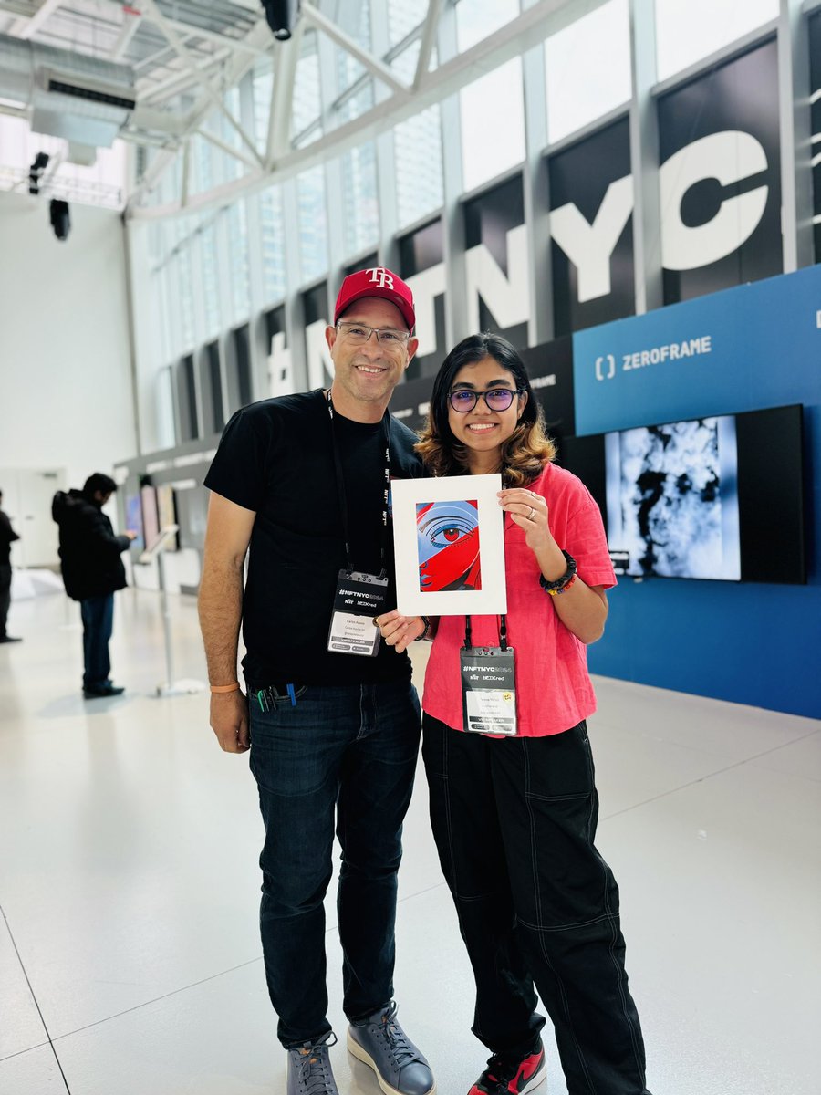 Thank you @CarlosMetaWorld for this beautiful work! Means a lot 😍😍 <a href="/NFT_NYC/">NFT.NYC</a> #NFTNYC2024