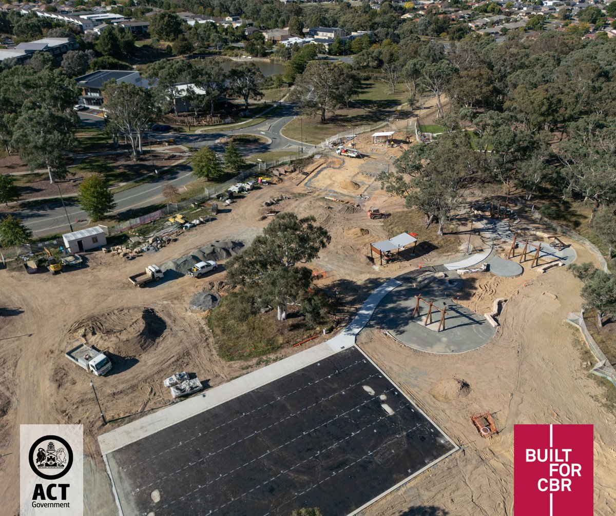 Get excited Gungahlin residents and visitors, the new Casey Community Recreation Park is progressing! The equipment is installed and construction for the remaining projects are underway. To learn about more places to play in Gungahlin this year visit 👉 bit.ly/49cxIsy