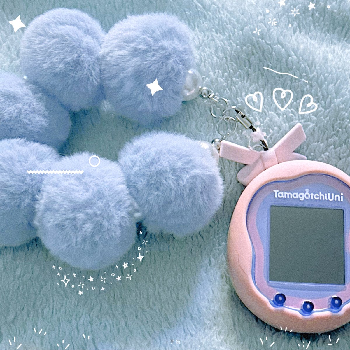 faefrankenstein's tweet photo. ⁱᵗˢ ˢᵒ ᶜᵘᵗᵉ ♡´･ᴗ･`♡ #tamagotchi #tamagotchuni #blue https://t.co/bIoJ4WDM20