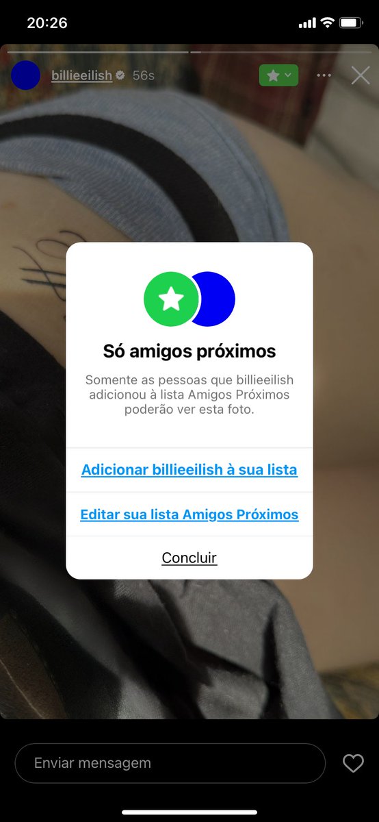vinny_gundes's tweet photo. Não entendi por que estou no CF da Billie Elish, será que é uma estratégia de marketing ? https://t.co/RvSbKyg34H
