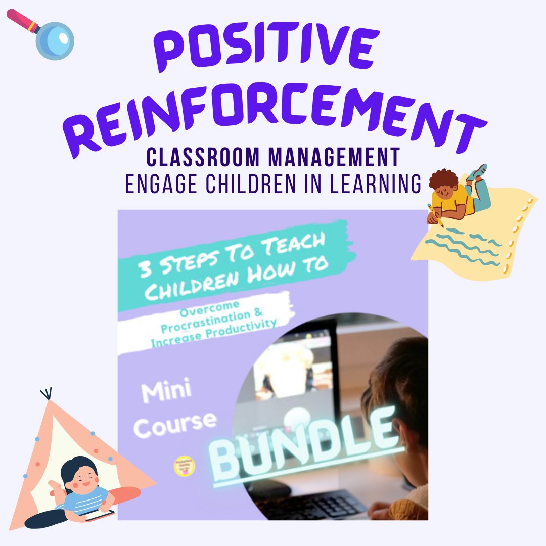 Are you kids not handing in assignments or bored in class? This #classroom management positive reinforcement system will help Intermediate & #highschool #Students who are struggling with #Procrastination You can find them at teacherspayteachers.com/Product/Positi… #TEACHers #TuesdayFeeling