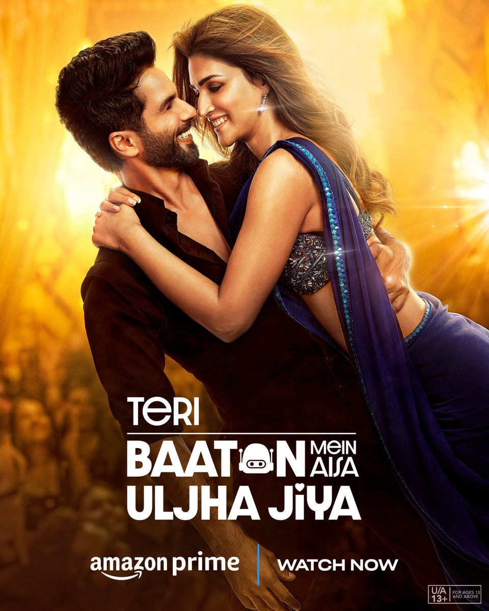 #TeriBaatonMeinAisaUljhaJiya now streaming on @PrimeVideoIN