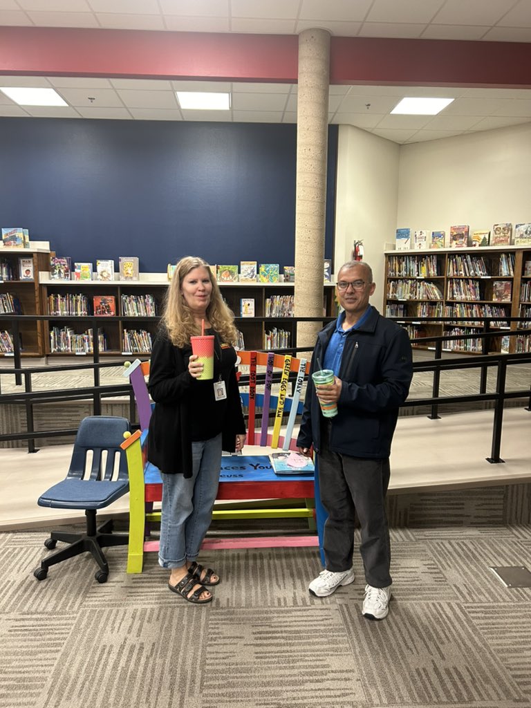 Today is National Librarian’s Day! Thank you to Mrs. Kirby and Mr. C for all that you both do for our school! #RangersLeadTheWay