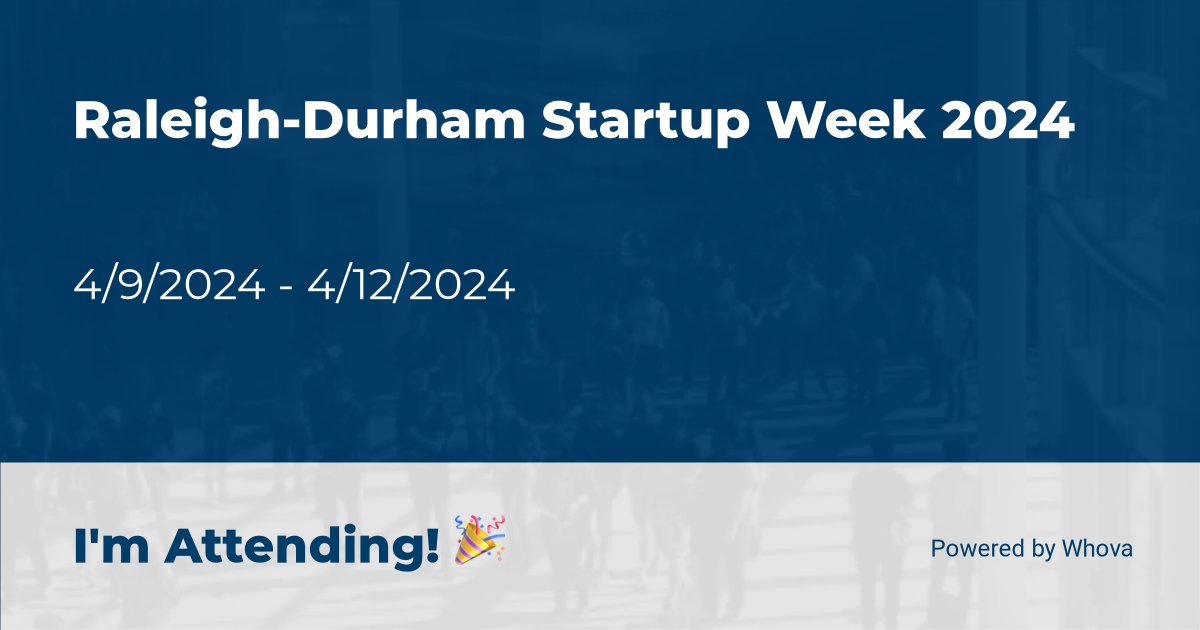 gemini_sports's tweet image. We&apos;re excited to be attending @RDStartupWeek 2024! Looking forward to 2️⃣ days of workshops, networking, insights, and inspiration in the thriving Raleigh-Durham Startup Ecosystem.

Let us know if you&apos;ll be there so we can connect! 👋

#RDSW2024 #YallTech