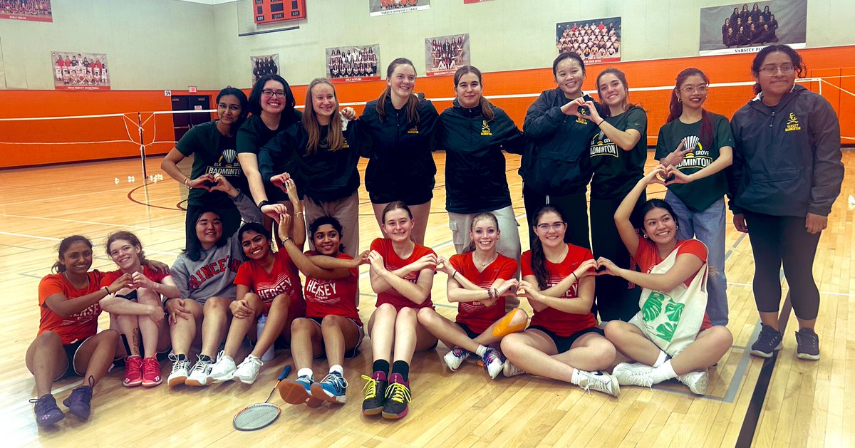 It’s always a fun night when our friends from <a href="/GrensBadminton/">Elk Grove Badminton</a> come to visit. Good badminton played by great kids. Thanks for all the joy you bring to the gym, Grenadiers - We appreciate you! 
🏸👏☺️💚🏸👏☺️🧡