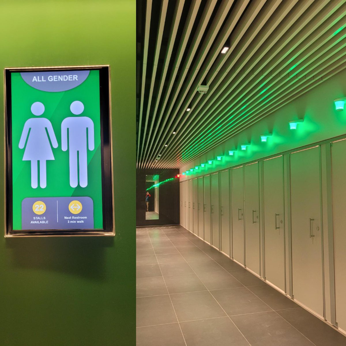 @morgonnm Hi, chair of the commission who helped craft this policy in Kansas City. First, these are single stall, all gender bathrooms that allow for greater privacy. There are gender specific bathrooms down the hall too. Finally, don’t use my community to create fake outrage—it’s sad.