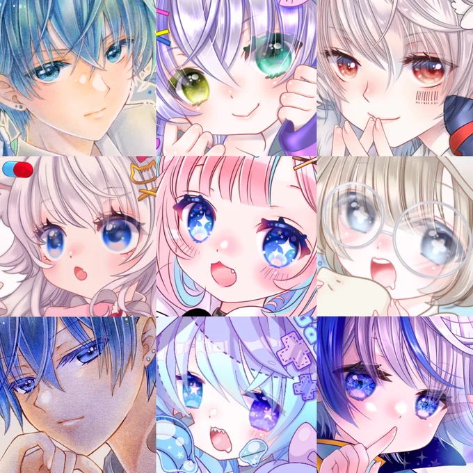 #顔面ドアップ詰め詰め祭りおはようございます٩( ᐛ )وお顔顔顔 