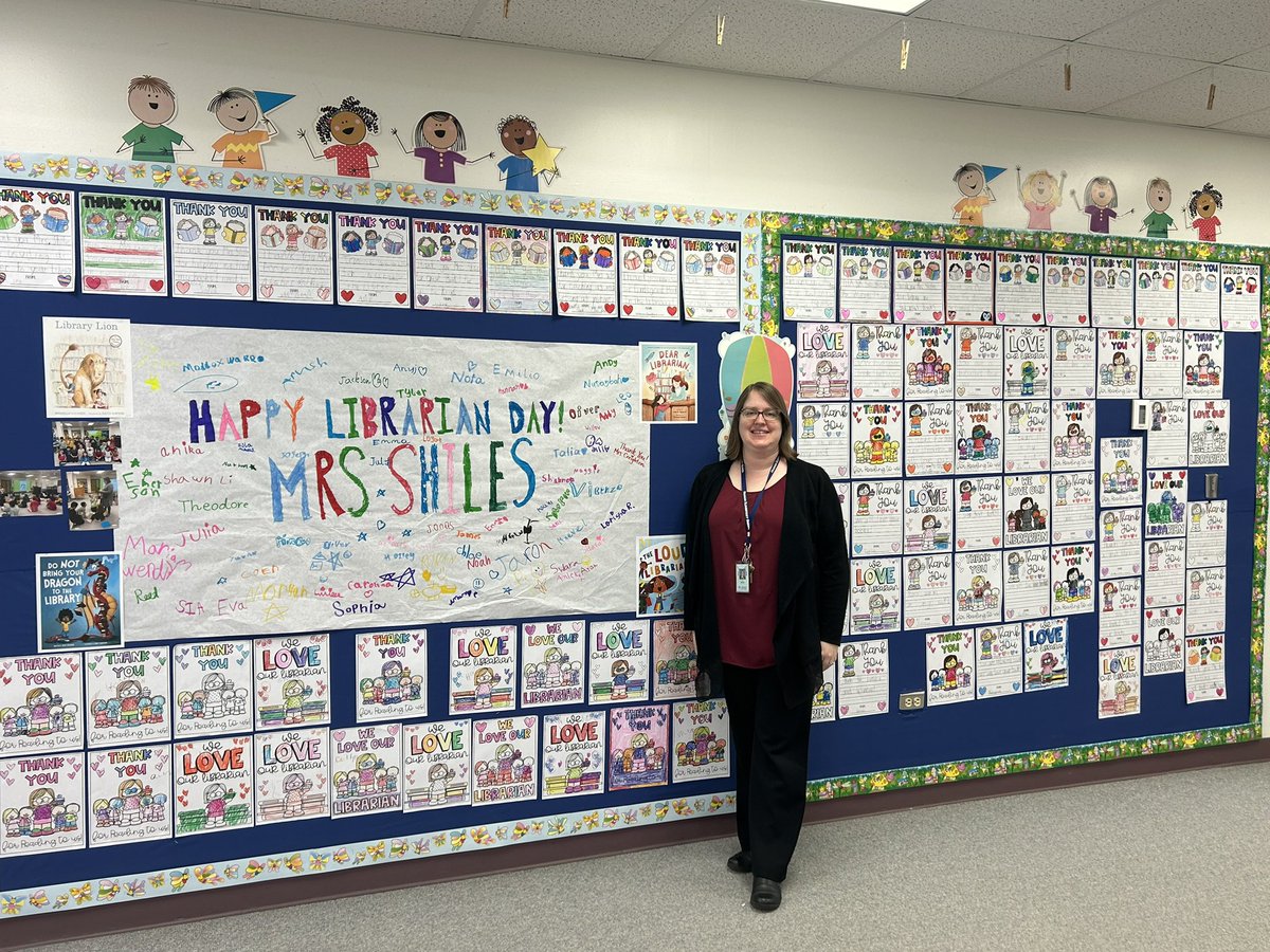Graham Elementary School (@grahamelem204) on Twitter photo Happy National School Librarian Day to our LMC Director <a href="/MichelleShiles/">Michelle Shiles</a>! Thank you for the fun and learning in the LMC. #grahamlmc #foreverfalcon Happy National School Librarian Day to our LMC Director <a href="/MichelleShiles/">Michelle Shiles</a>! Thank you for the fun and learning in the LMC. #grahamlmc #foreverfalcon