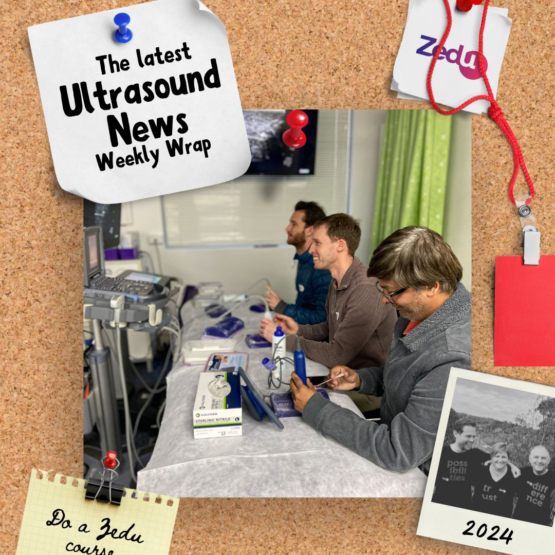 Time for the #weeklywrap while prepping for #UltraCon2024 & #SonoSlam🥳 #FOAMed #POCUS #ultrasound resources from @jminardi21 @ECGCases ft @rajivthava @MGottliebMD @DavenPatelMD @evieschraft @jimobrien_md @Issac80 @POCUSaurusRex 👇Get it all here ultrasoundtraining.com.au/news/zedu-week…