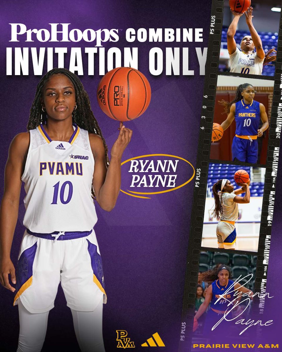 Ryann Payne headed to the ProHoops Combine 💜💛 Join us in cheering on this black queen as she prepares to compete! Always remember Ryann your family here will forever be cheering for you and wishing you the best of luck. 🏀💜 #WhereChampionsAreBuilt #BreakThrough🏆 #PVAMU