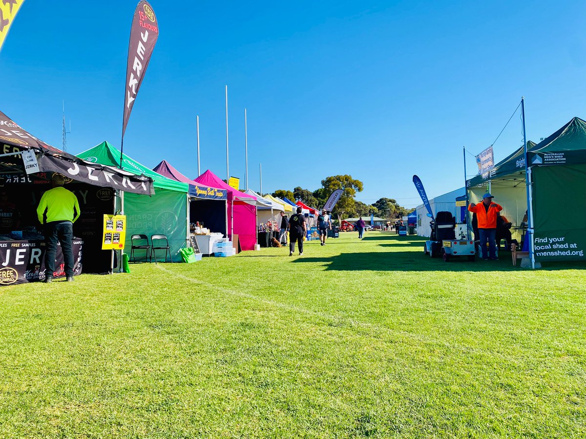 The sun is out and we're all set up and ready for a beautiful day at the Karoonda Farm Fair & Show. If you're heading along, come say hi and have a chat to GPSA at Site B United Street. #grainproducerssa