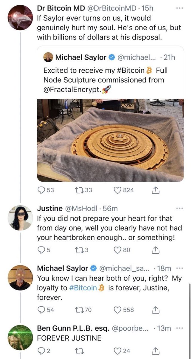 3 YEARS ago today and Saylor has yet to ‘turn on us’…😃

#Bitcoin