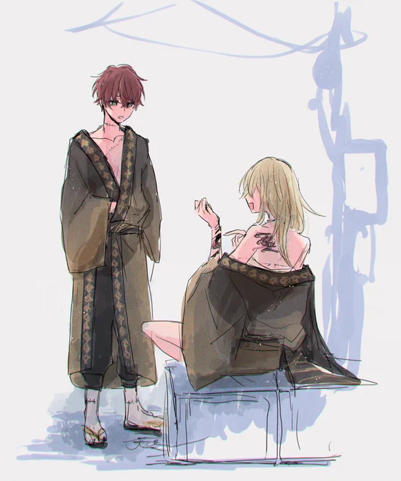 読んでからもミスラしか描いてない様子 