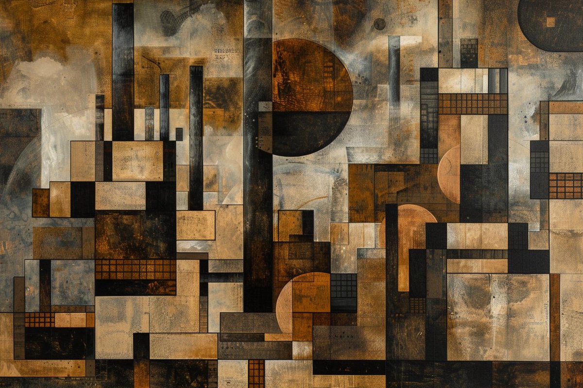 NouraAbraham's tweet photo. نمط فني 🧑‍🎨 
Bauhaus Art Movement
#PromptShare 

حركة فنية ثورية أعادت تعريف الفن والتصميم في القرن العشرين! من البساطة المدهشة لـ فاسيلي كاندينسكي إلى الوظيفية الأنيقة لـ والتر غروبيوس، يحمل كل عمل فني رسالة تتجاوز الزمان والمكان. 

كيف تنتجها ب #الذكاء_الاصطناعي 
أضف هذه العبارة في البرومبت: 
Artwork of [SUBJECT] in the Bauhaus art movement style

All prompts in ALT