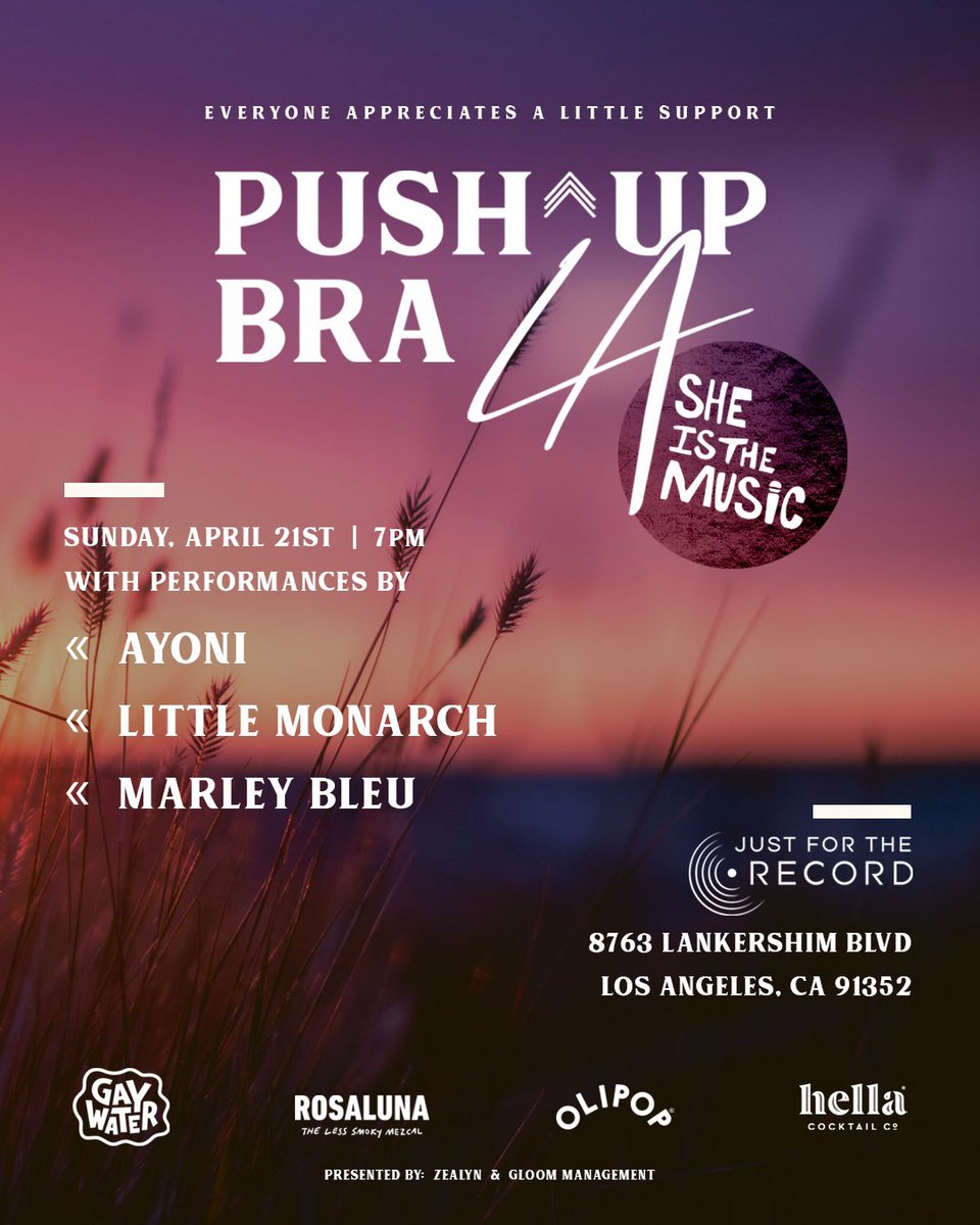 Push-Up Bra LA tweet media
