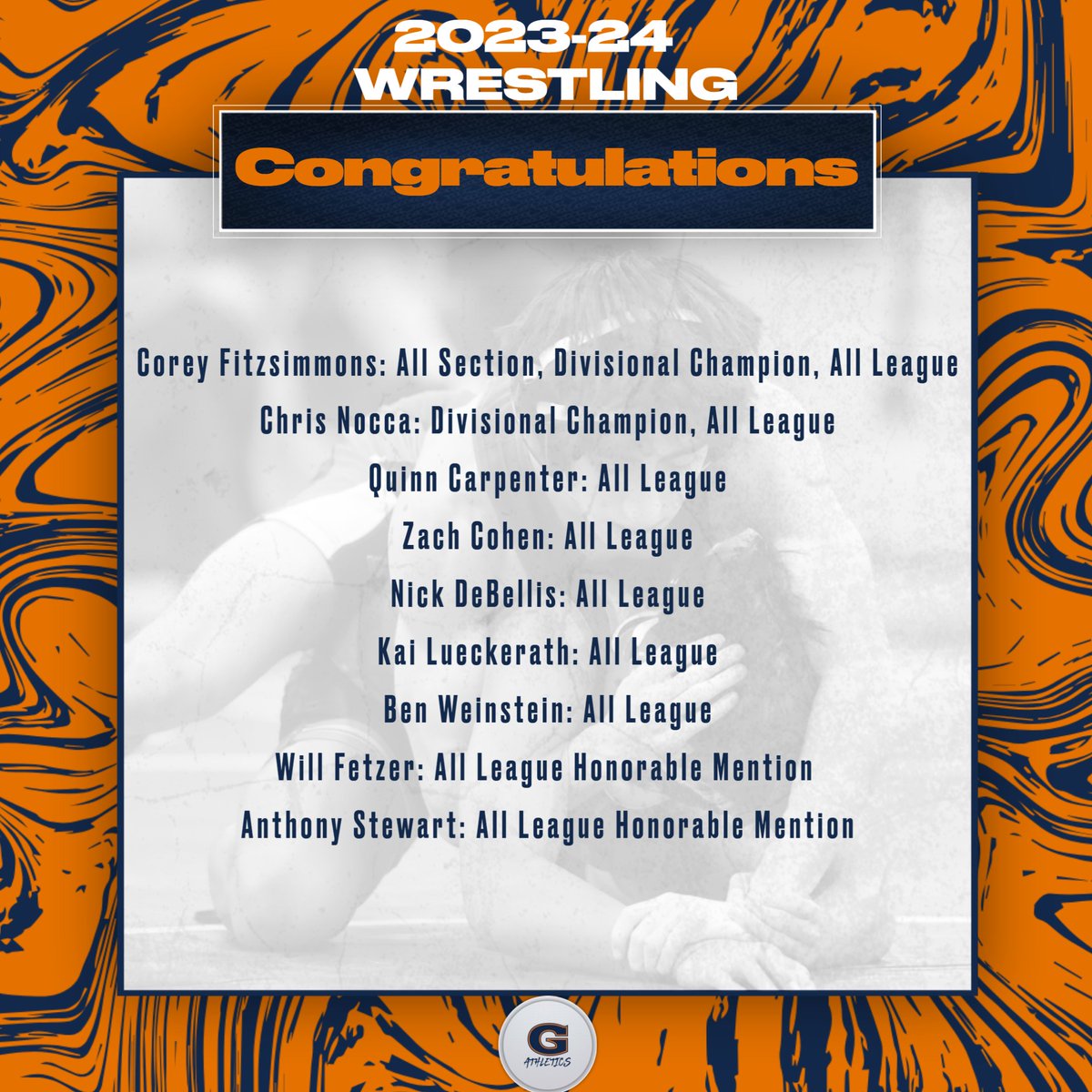 Join us in celebrating post-season honors for our 2023-24 wrestling team! @HG_Wrestling #GoGreeley #WeAreChappaqua