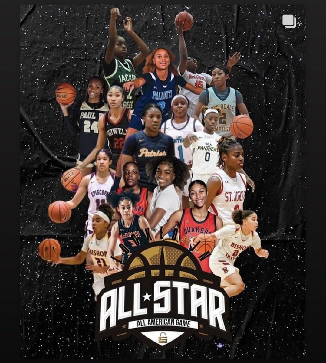 Come 👀 @Elyse_thebeast at the Locked In All-Star game tomorrow @ Bishop McNamara ⏱️6pm!🔒🏀 #EverythingEarned #VAAPatriots