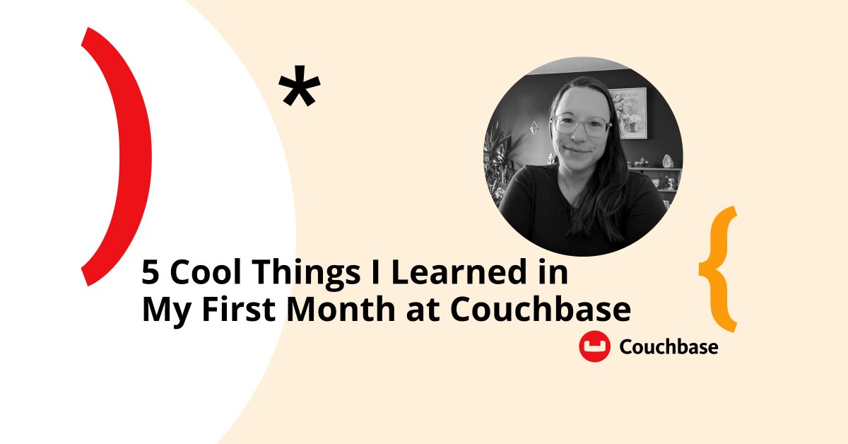 5 Cool Things I Learned in My First Month at Couchbase dlvr.it/T54ymr #Nosql #N1QL #Docker