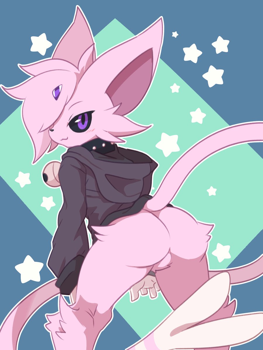CreamySpe's tweet photo. @Thesmiledemon goth espeon gf :) https://t.co/sSP3hGceQK