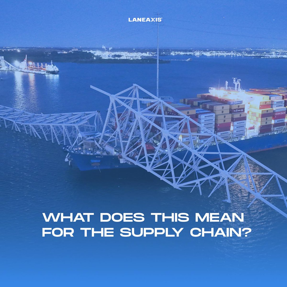 What does this mean for the supply chain? When tragic events like this happen, it sheds light on the importance of supply chain and how technology can improve day to day processes.
#supplychain #laneaxis #carrierondemand #shippingnews #shippingindustry