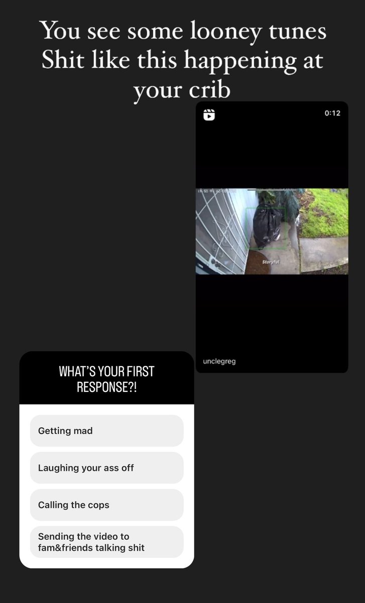 UncleTweets's tweet image. Go #vote in my #poll, shoot me a follow and I’ll follow back.
No diddy.
#CrowdSource
#Lol
instagram.com/stories/uncleg…